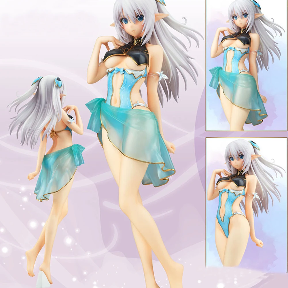 Swimsuit ver Shining Beach Heroines PVC Figurine Altina Mel Sylphis Blade Arcus from Shining 