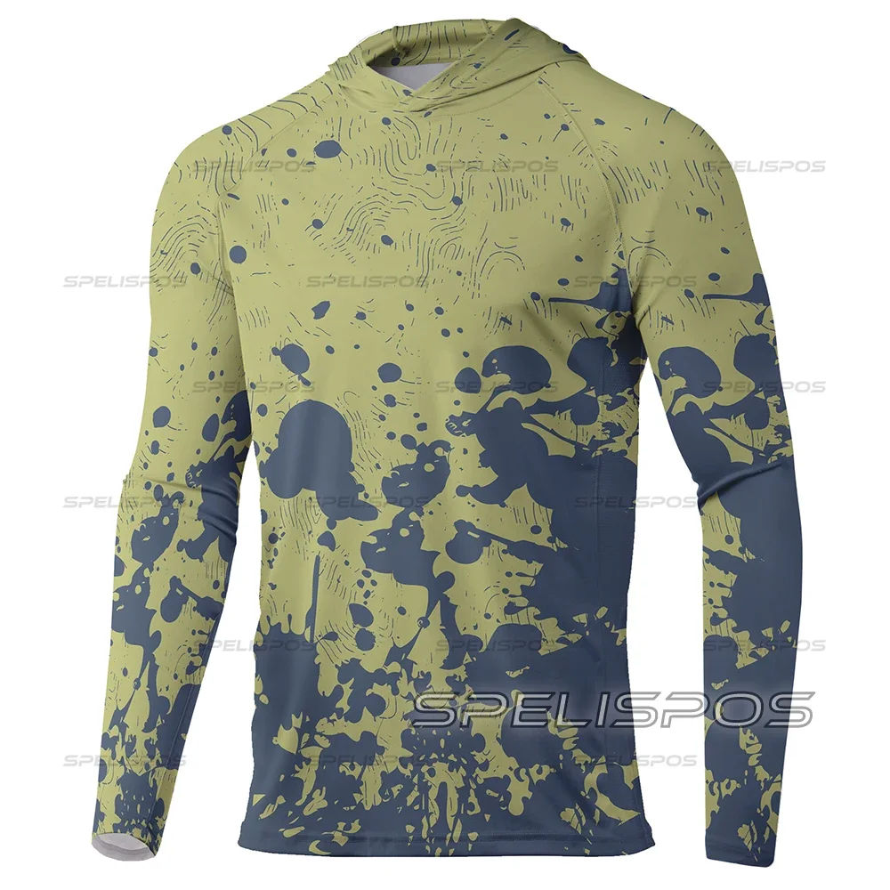 Толстовки для рыбалки UPF 50+ летний дышащий комплект верховой езды топы бега