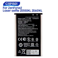 original replacement battery for asus zenfone2 laser selfie ze601kl ze550kl z00ld zd551kl c11p1501 genuine phone battery 3000mah
