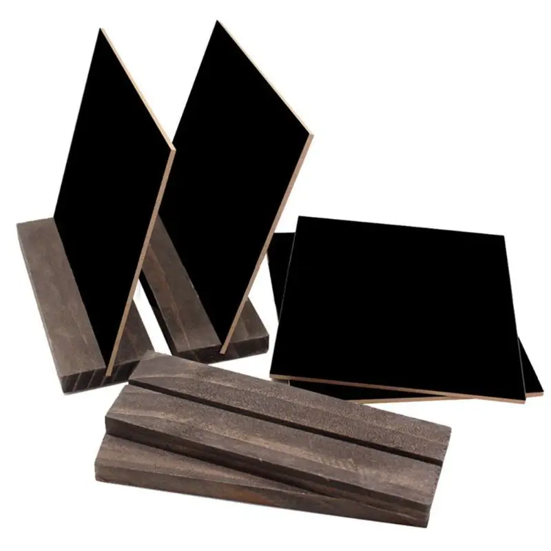 

1Set Wood Tabletop Chalkboard Double Sided Blackboard Message Board Children Kids Toy Q1JC