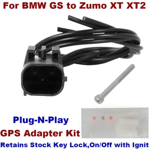 

Адаптер GPS для BMW GS и Zumo XT XT2-сохраняет запасной замок ключа, вкл/выкл с игнированием