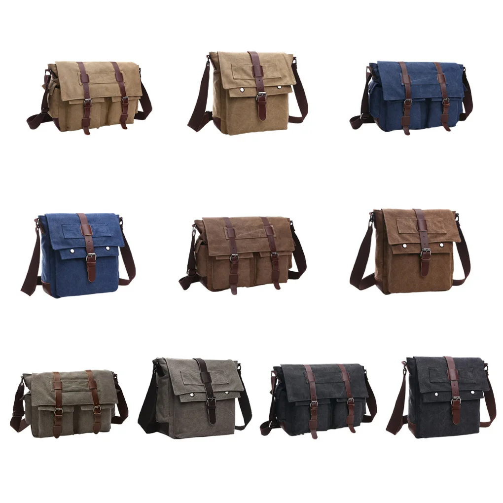 

Холщовый чехол-мессенджер для кемпинга, цвета хаки