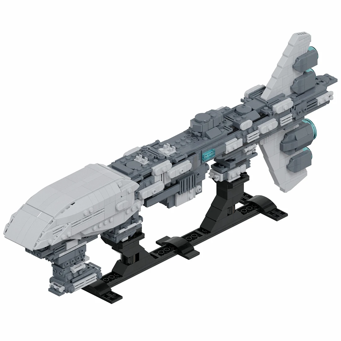 

1090Pcs MOC-92812 Assault Frigate Mark I Spaceship Movies Sci-fi assault MOC Building Block birthday toys Christmas gifts