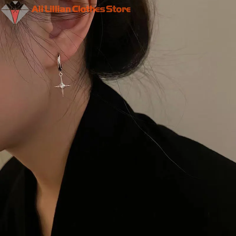 1 пара женские металлические звезды в стиле Харадзюку