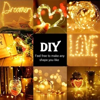 led strip light room decor usb with remote copper wire decorative led christmas string light outdoor led fairy lights 5m 10m 20m