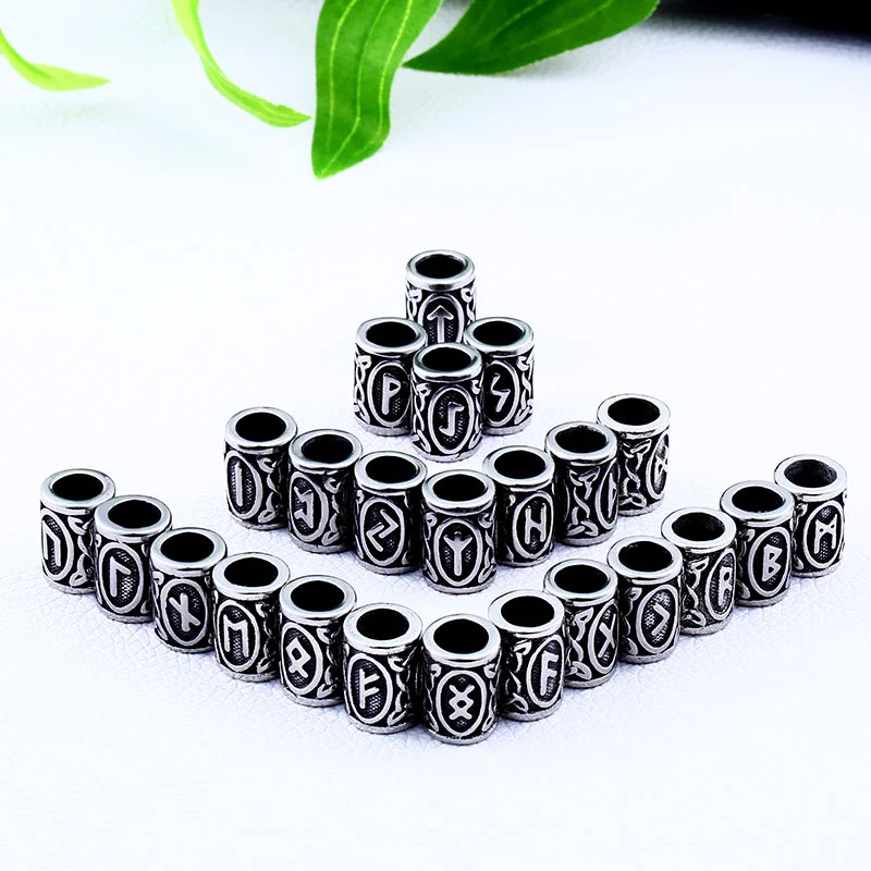Beier 2022 Stainless Steel Viking 24 Runes Odin's Beads For Men Necklace Pendant  Accessories Jewelry Wholesale