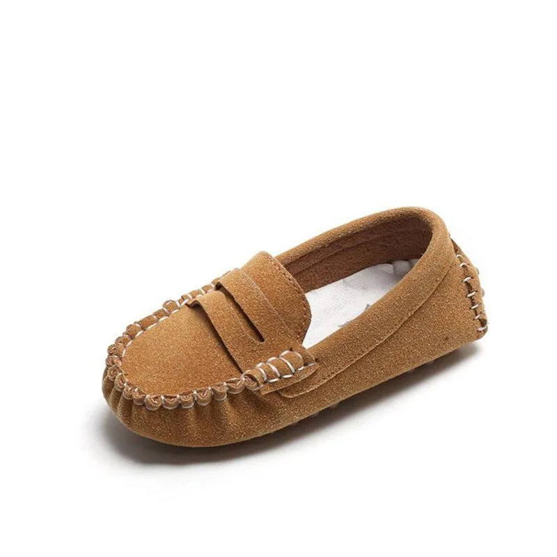 Мокасины Детские однотонные мягсветильник Нескользящие для начинающих ходить