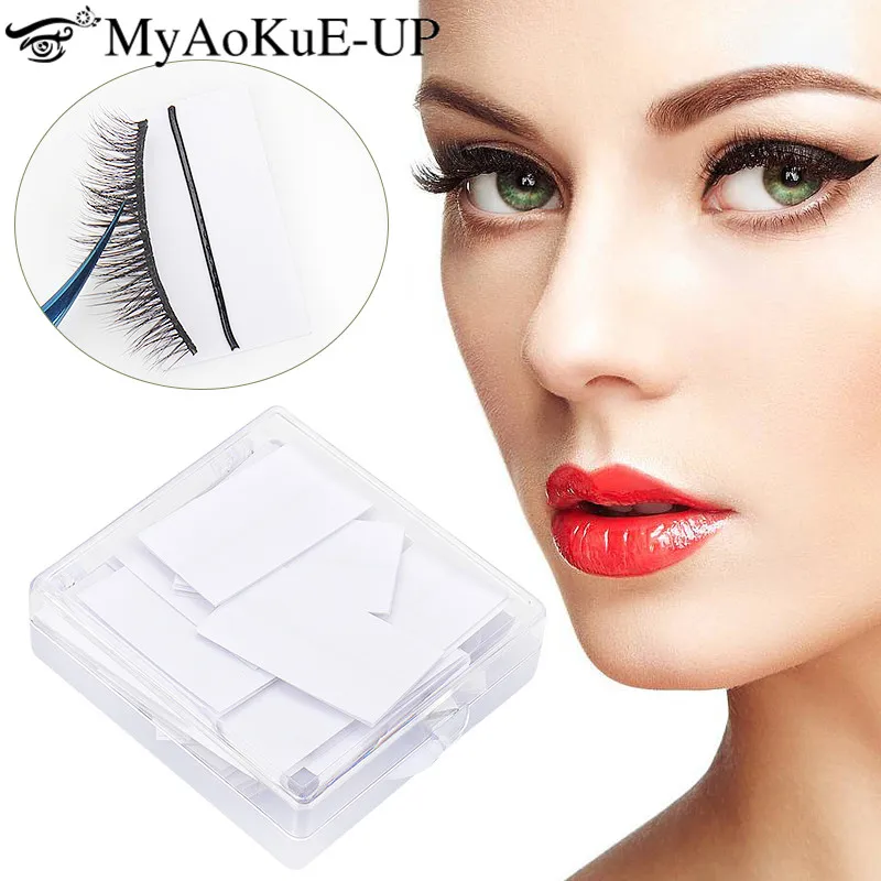 

40pcs Reusable Self-Adhesive Glue-Free Eyelash Glue Strip False Eyelashes Makeup Tools No Glue eyelashes Hypoallergenic