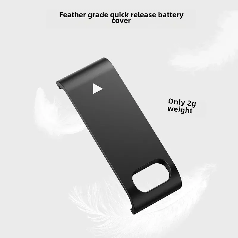 Ulanzi для GoPro 13 12 11 10 9 8 пластиковая крышка батарейного отсека черная перезаряжаемая