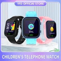 kids smart watch sim card voice call phone smartwatch for children sos photo waterproof camera lbs location gift for boys girls