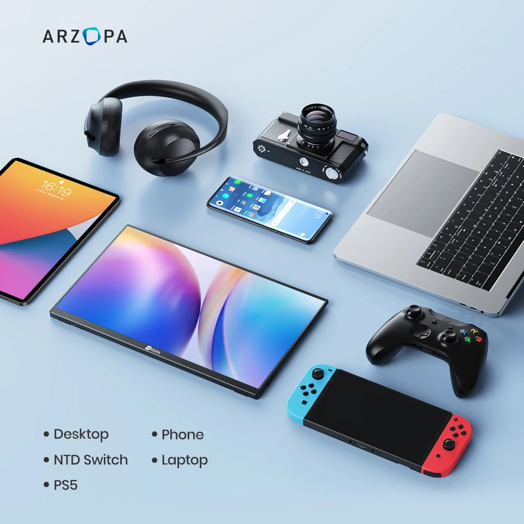 Ультратонкий портативный монитор 15 6 дюймов fhd 1080p с разъемом usb type-c HDMI-совместимый