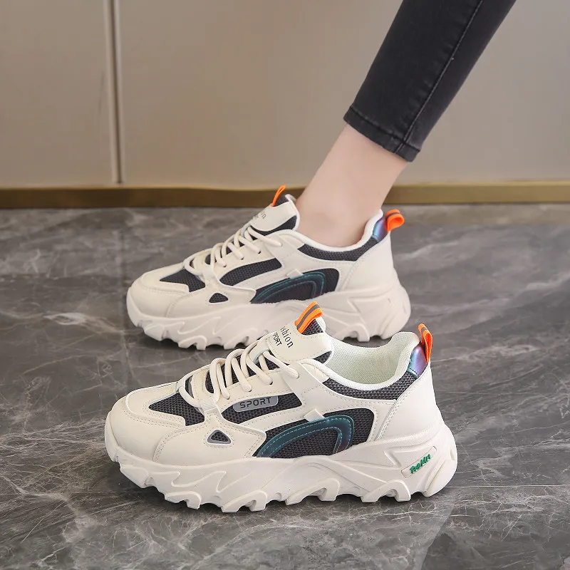 Women's Casual Shoes Mesh Breathable Flat Sneakers 2023 New Casual Mesh Lightweight Running Shoes Fashion Women's Shoes