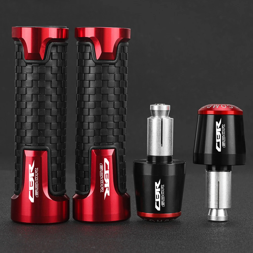 

Motorcycle 7/8'' Handlebar Grips Handle Bar Ends Plug For HONDA CBR650F CB650F CBR650R CB650R CBR CB 650 R 650R CB650 CBR650 R