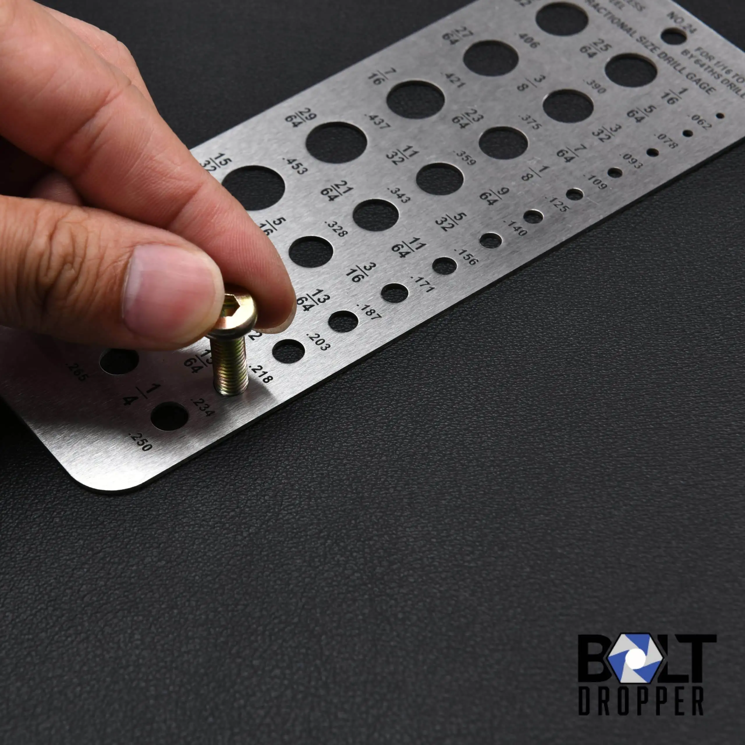 Набор Сверл Из Нержавеющей Стали С 29 Отверстиями. Высококонтрастная Маркировка.