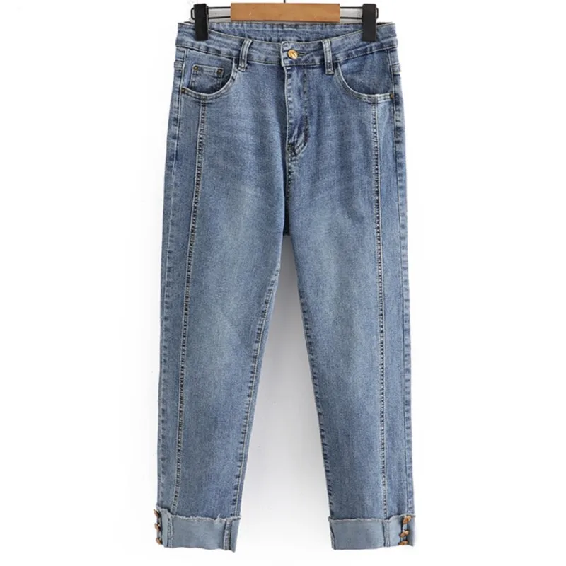

Plus Size Women Jeans Oversized Curve Clothes Denim Pants Summer 2023