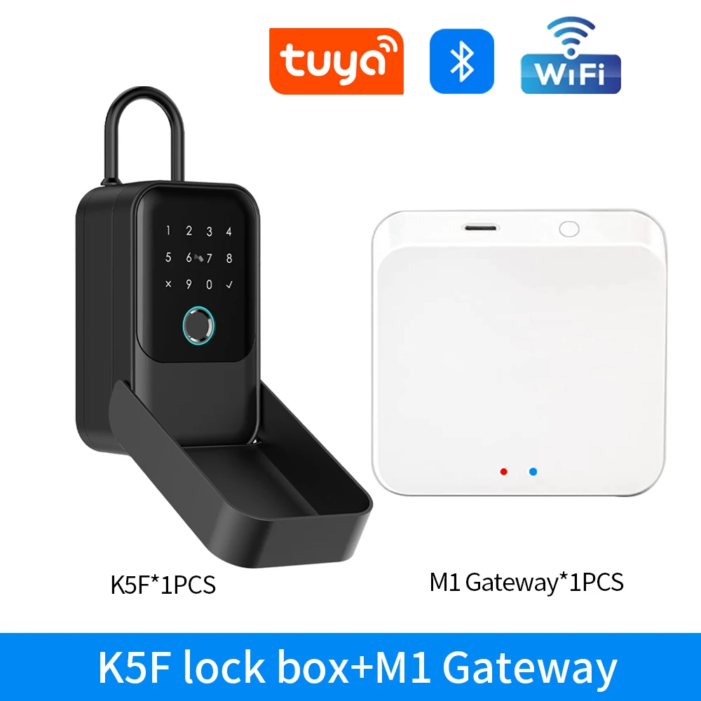 

Влагозащищенный Сейф-сейф Tuya Smart Key С Секретным Замком И Управлением Через Приложение