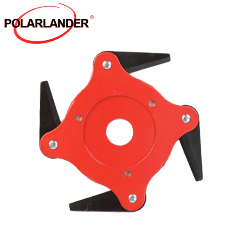 

High temperature resistance Fitting Four Leaf Blade Saw Straw Alloy Cutter ​Red Lawn Mower Accessories Gardens Four-blade