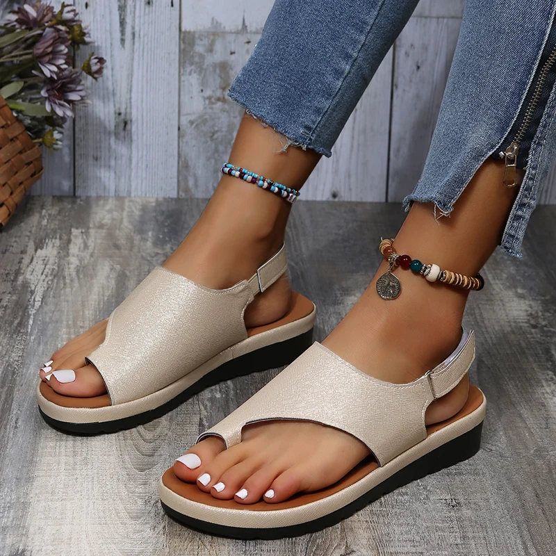 

Women Summer Vintage Wedge Sandals Casual Beach Women Shoes Famale Ladies Platform Retro Sandalias Plus Size Fashion Mujer 2022