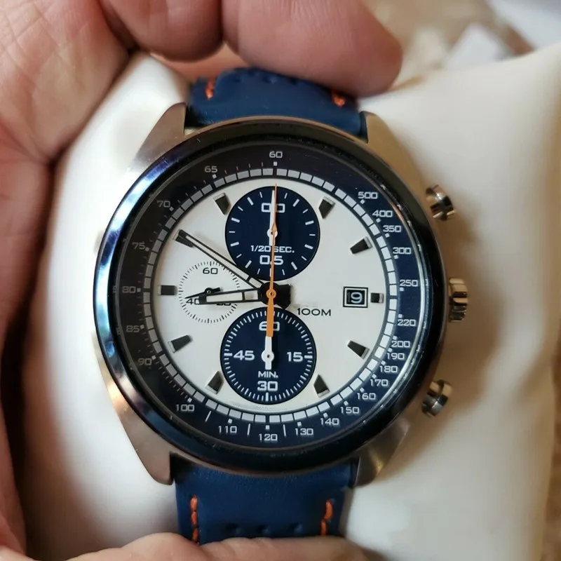 

Новинка 2023, многофункциональные роскошные часы, модные деловые часы Seiko, мужские часы, немеханические кварцевые ブレレット ジュジュエリー