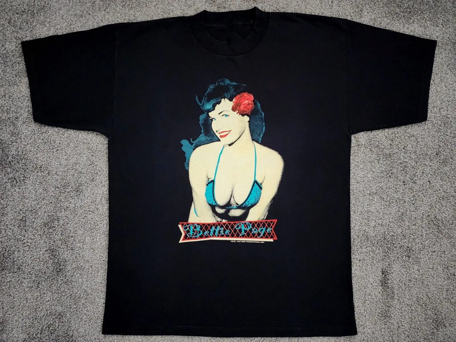 BETTIE PAGE Классическая хлопковая футболка унисекс с изображением комаров T377