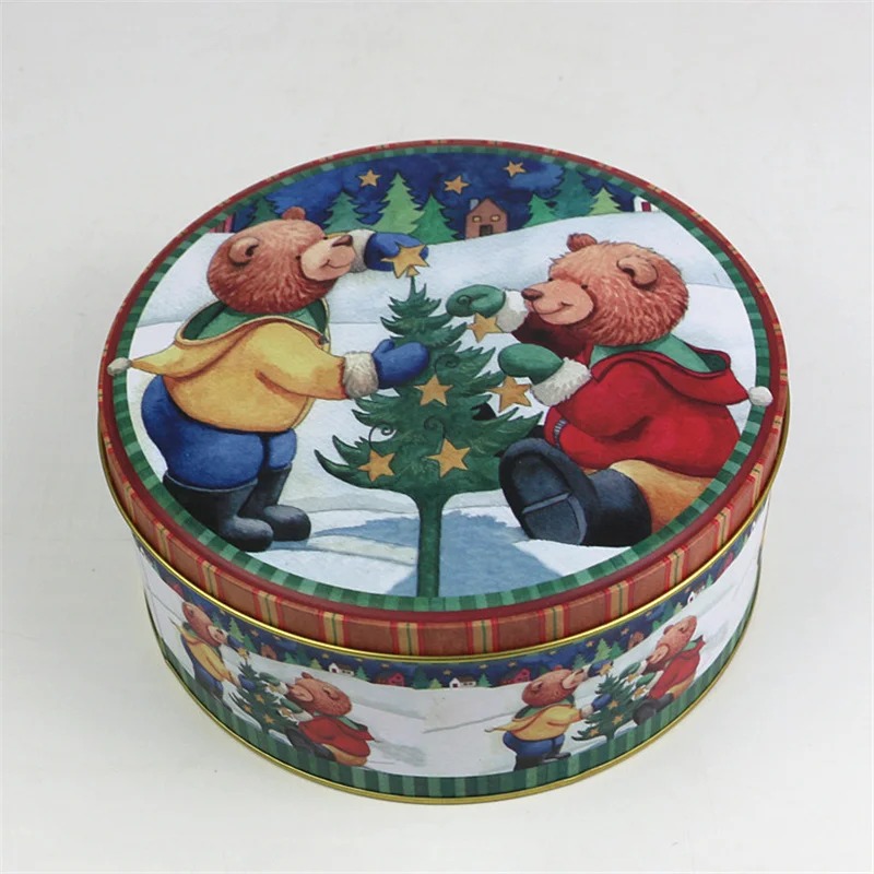 Коробки для хранения конфет с мультяшным рисунком и круглым зеркальным большая