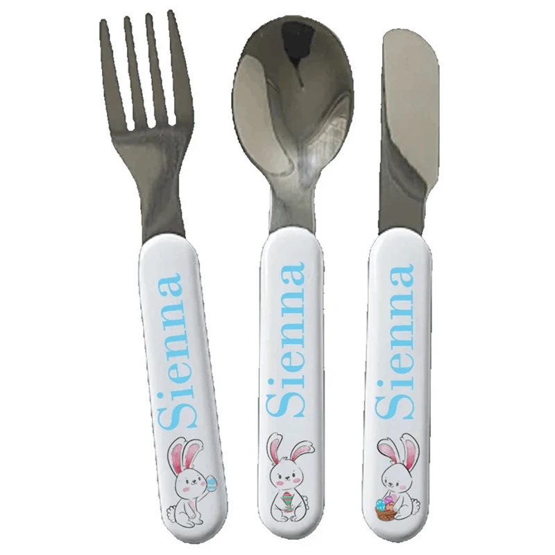 Детские столовые приборы сделай сам из нержавеющей стали с сублимационной