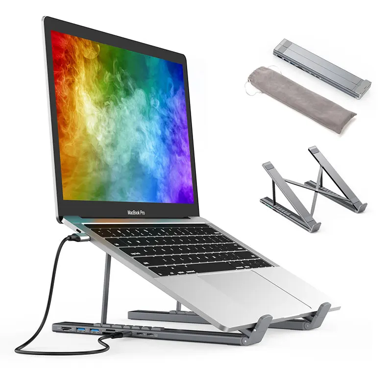 

Док-станция 7 в 1, Usb Type-C, HDMI, TF/SD