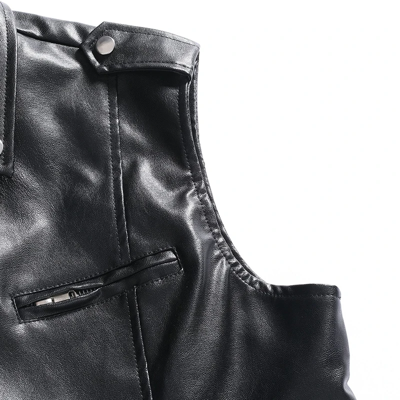 Мужская кожаная куртка-бомбер из натуральной овечьей кожи | одежда