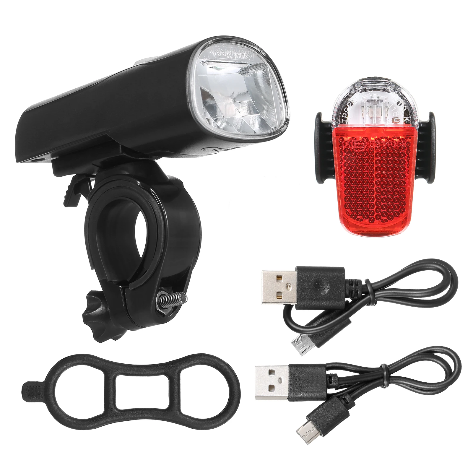 

Велосипедный светодиодный фонарь, суперъяркая передняя фара и задсветильник подсветка, зарядка через USB, для ночной езды, велосипедные аксе...