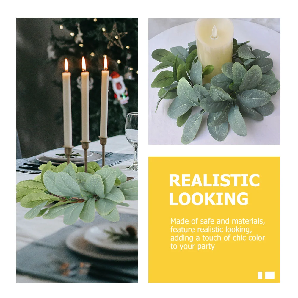 4 шт. мини-кольцо с эвкалиптом весенние украшения для растений держатель венка