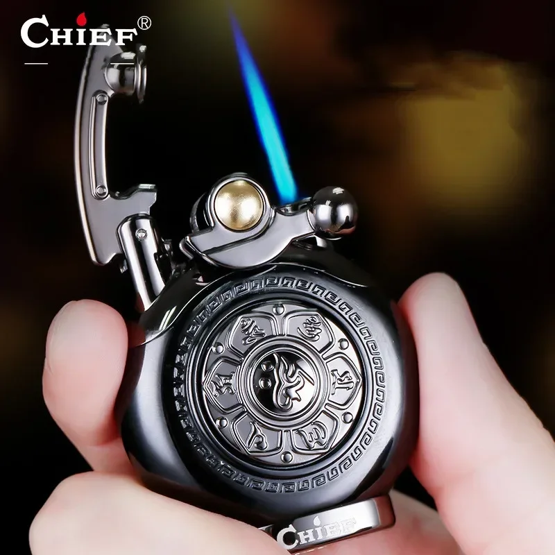 JOBON металлическая зажигалка с прямым смывом бутановая газовая уличная