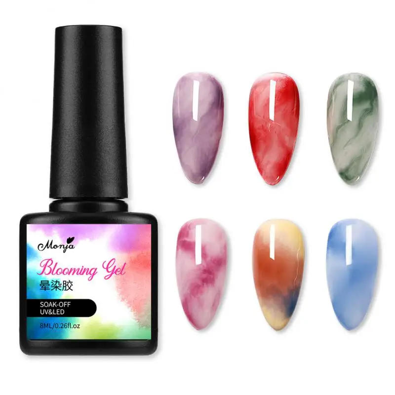 

8ml UV Gel Nail Polish Multi-color Gradient Smudge Soak Off UV Gel Varnish Colorful Nail Gel Semi Permanent DIY Nail Art Polish