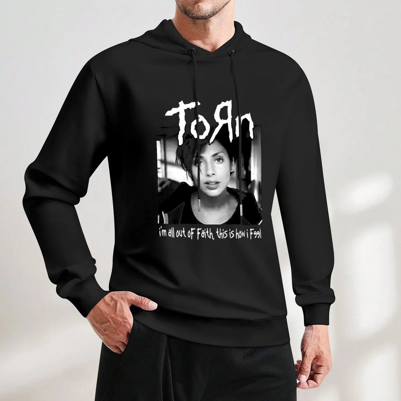 Natalie Imxxxlia - Torn Пуловер с капюшоном мужская одежда осенняя новые толстовки и