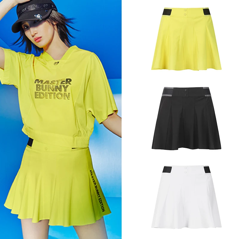 

Golf Clothing Spring and Summer New Quick Drying Badminton Pleated Versatile Anti Glare Short Skirt
