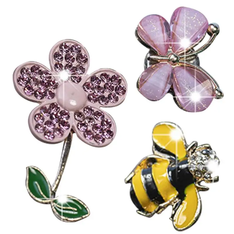 

Oil Diffuser Car Vent Clip 3pcs Flower Air Vent Clip Car Interior Decoration Car Diffuser Vent Clip Car Interior Decor Charm Car