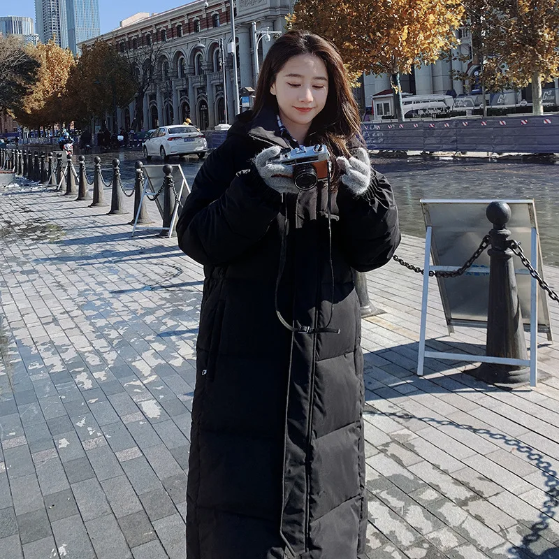 Winter Coat for Women New Parkas Jackets Korean Fashion Loose Long Oversize Bread Clothes Cotton Jacket Thickening Warm