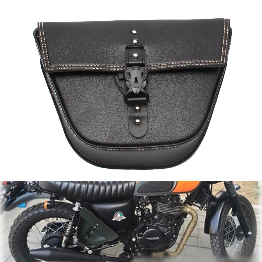 

Универсальная Мотоциклетная Седельная Сумка Для Harley Kawasaki Honda Suzuki Cafe Racer ATV, Левая Сторона