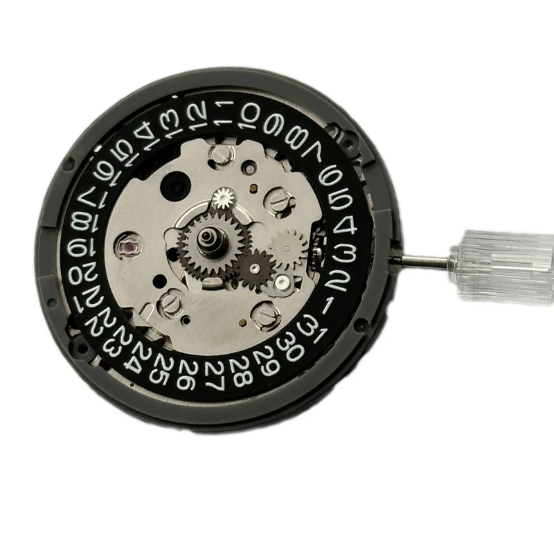 NH34 High-precision Movement Black GMT Datewheel Crown at Modification NH34A  Automatic Movement Mechanism 24 Hour Hand
