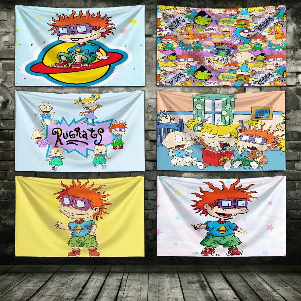 3x5 футов R-Rugrats флаг Женский баннер для гаража настенное украшение наружной двери