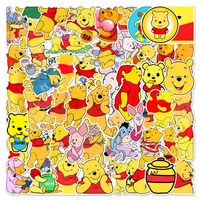 103050pcs disney winnie the pooh piglet stickers for kids diy phone guitar laptop luggage cartoon decals fun kids sticker toys