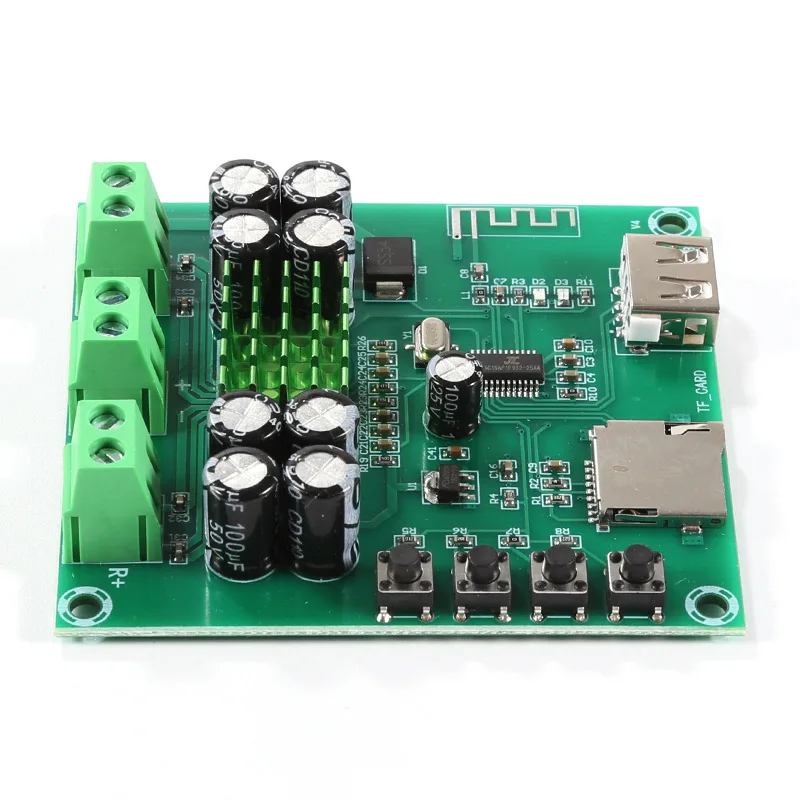 XH-M422 плата Bluetooth усилителя FCard PlaybackTPA3116D2 Встроенная Pairs50W UDisk