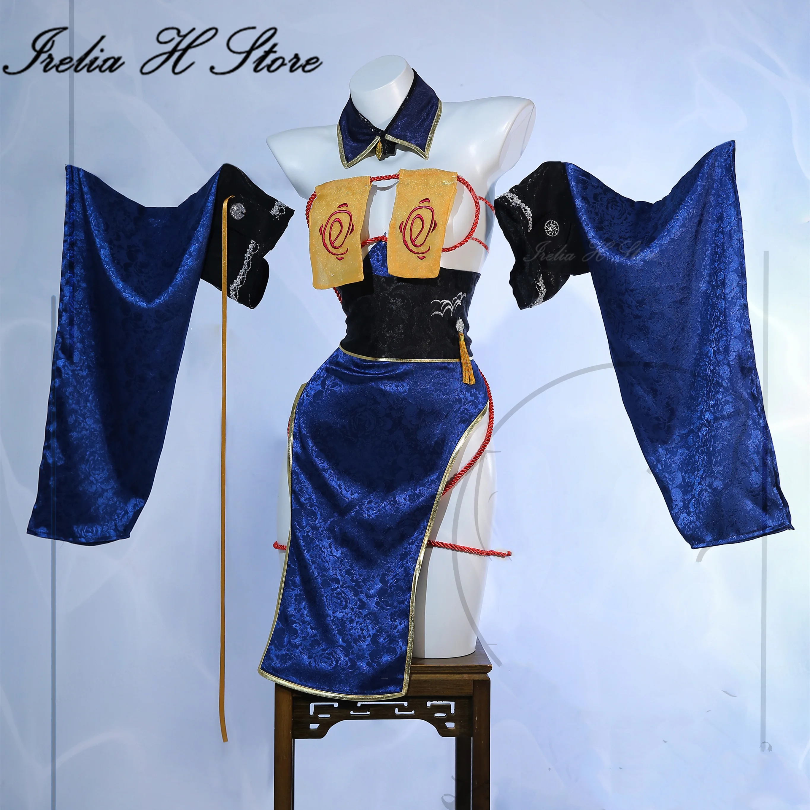 

Женский костюм для косплея Irelia H Store, костюм для косплея с надписью «ROC Hwah Jah»
