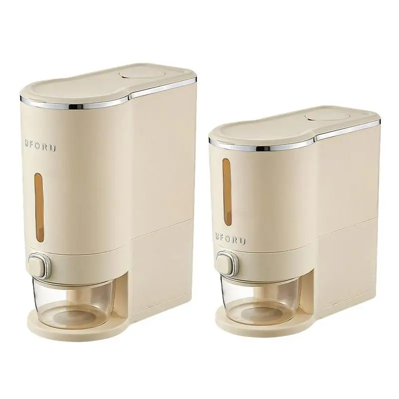 

Rice Dispenser Dry Food Dispenser Rice Bucket Rice Storage Box Sealed Grain Food Storage Box Rice Bucket For Countertops