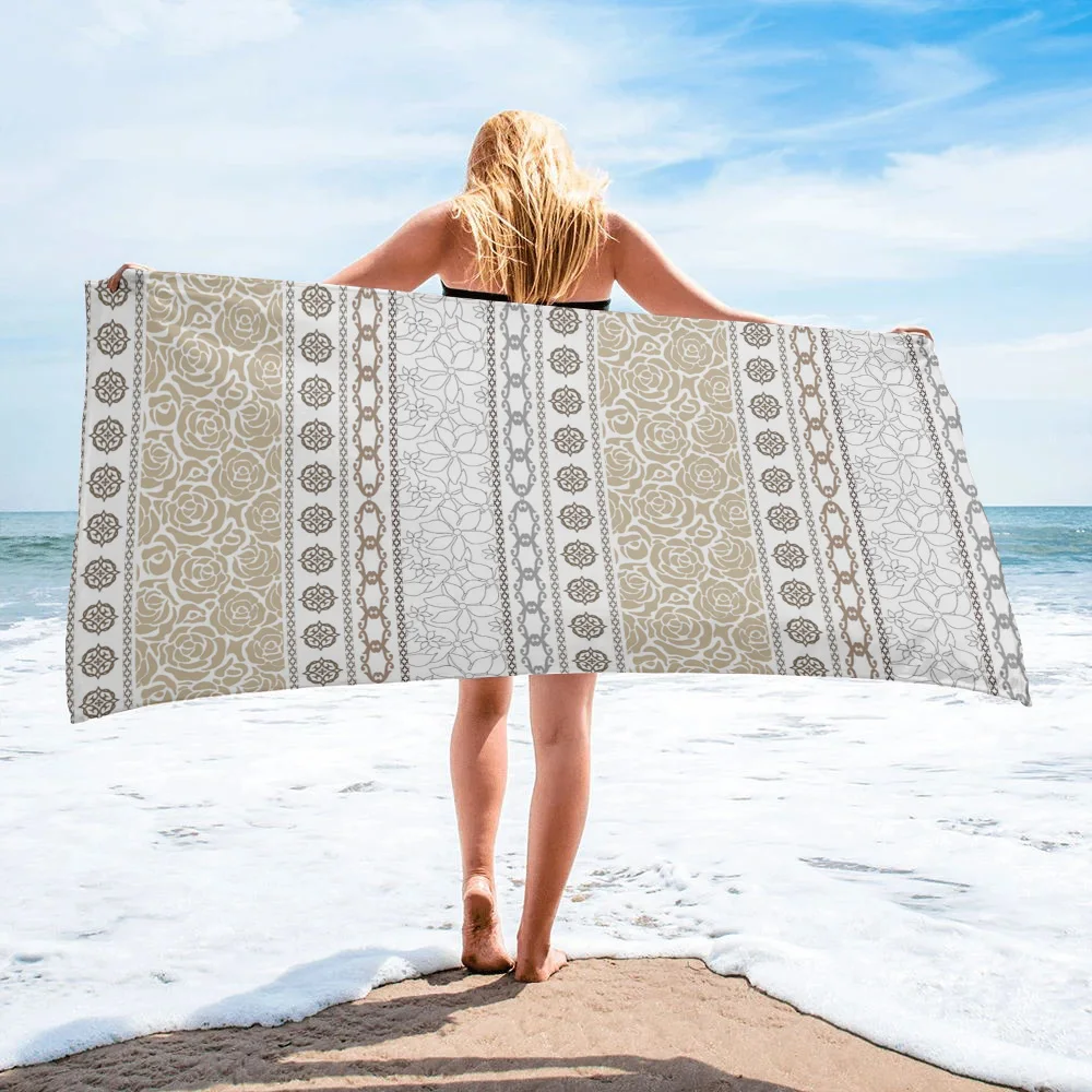 

Быстросохнущее полотенце с цветочным рисунком розы, большое круглое пляжное полотенце для взрослых, полотенце из микрофибры, чехол для пла...