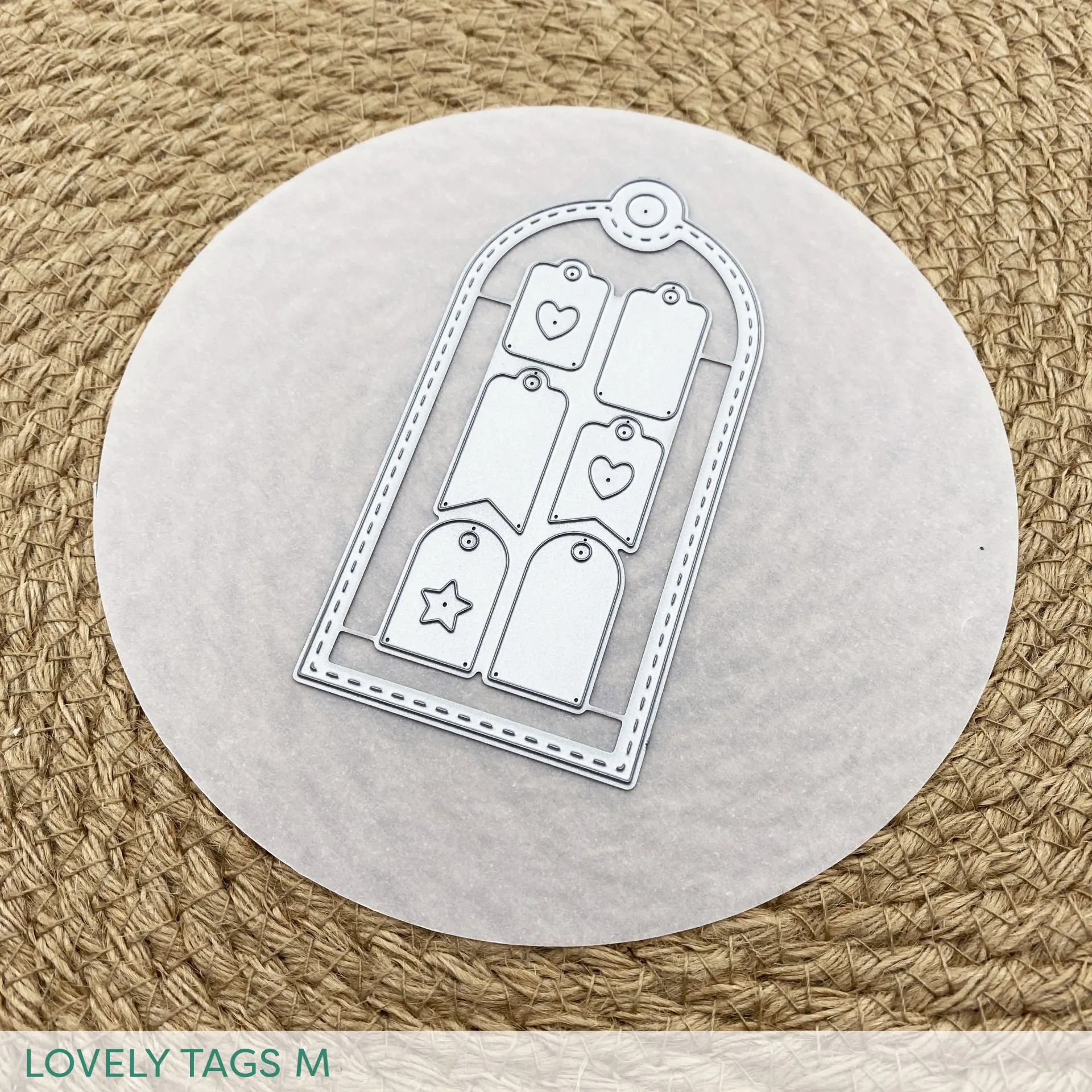 

Lovely Tags 2023 New Arrivals Metal Cutting Dies DIY Scrapbooking Paper Craft Handmade Make Album Card Punch Embossing Template