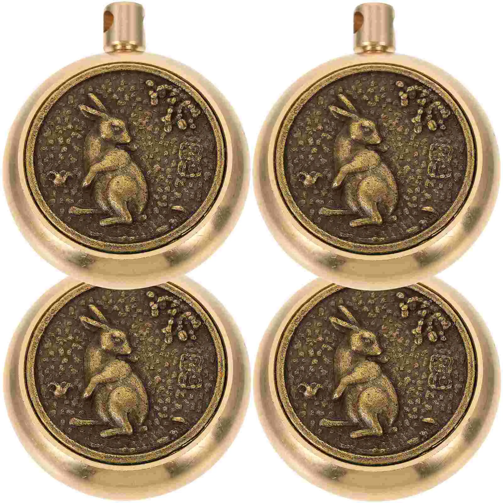 4 шт. брелок с кроликом Hulu крошечные подвески принадлежности для изготовления