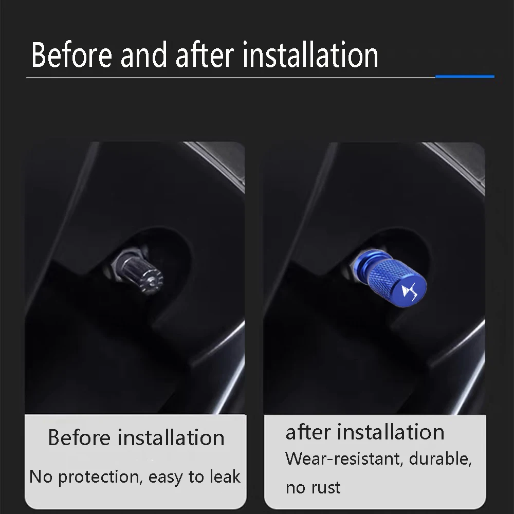 4 шт./партия насадки для автомобильных шин из нержавеющей стали