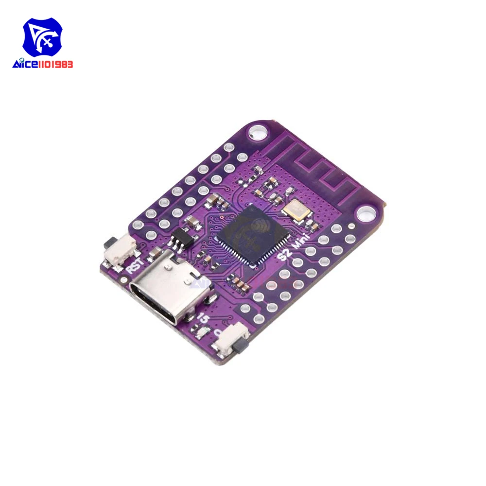 Мини-модуль ESP32 S2 с Wi-Fi флэш-память 4 МБ тип С подключение к Интернету вещей плата