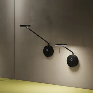 Modern Wall Sconce Up and Down Wall Lamps Aluminium LED Wall Lights Indoor Wall Lamp with Switch Black led Wall Lighting Fixture