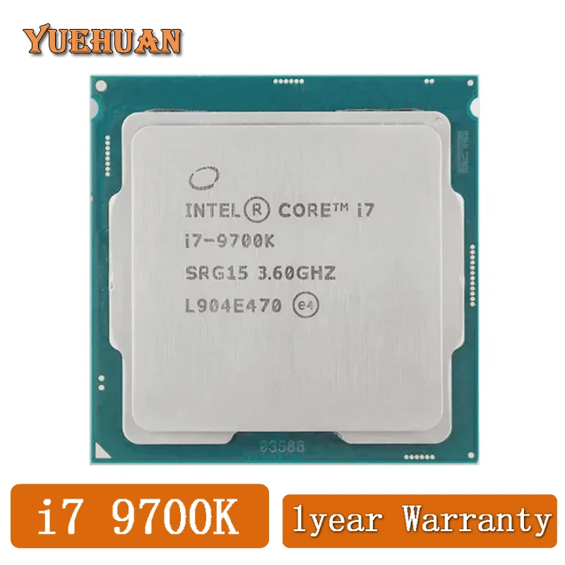 

Intel Core i7-9700K i7 9700K 3.6 GHz Eight-Core Eight-Thread CPU Processor 12M 95W PC Desktop LGA 1151